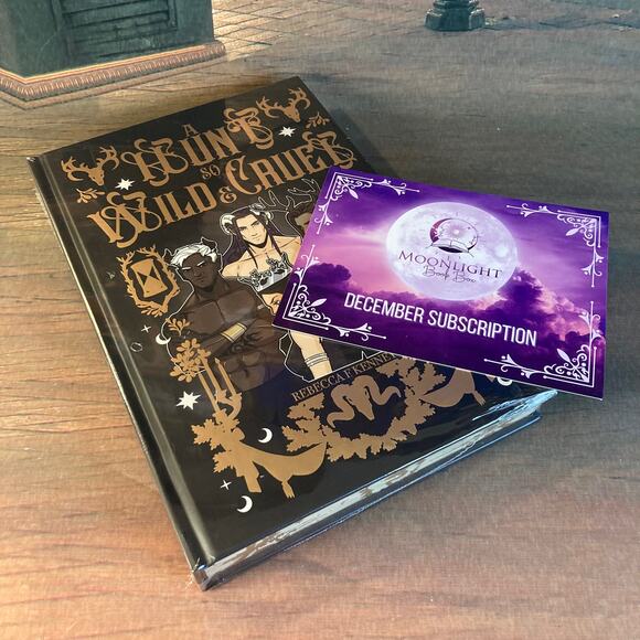 20 Moonlight Book Box A Hunt So Wild and Cruel by Rebecca F. Kenney SEALED - Picture 2 of 4